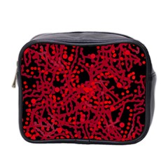 Red Emotion Mini Toiletries Bag 2-side by Valentinaart