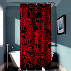 Red Emotion Shower Curtain 36  X 72  (stall) 