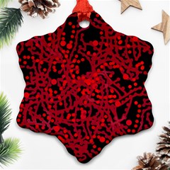 Red Emotion Ornament (snowflake) 