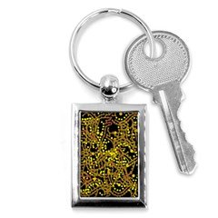 Yellow Emotions Key Chains (rectangle) 