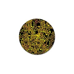 Yellow Emotions Golf Ball Marker