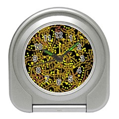 Yellow Emotions Travel Alarm Clocks