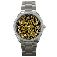 Yellow Emotions Sport Metal Watch