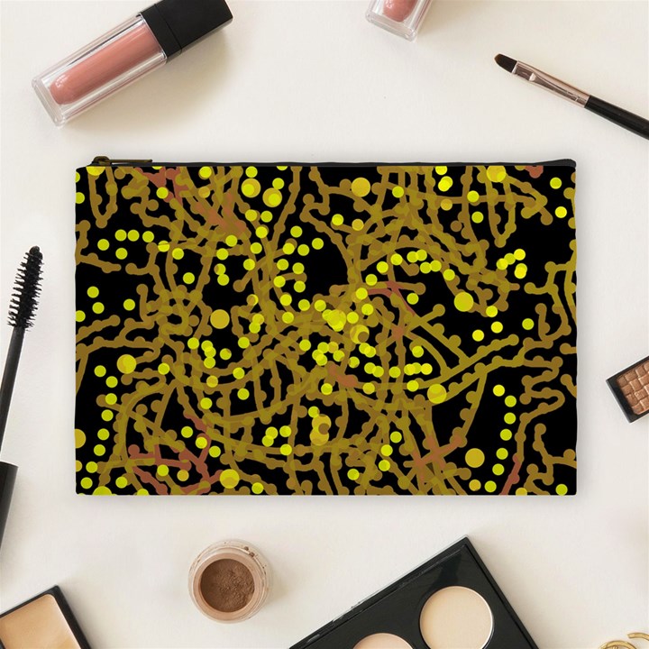 Yellow emotions Cosmetic Bag (Large) 