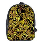 Yellow emotions School Bags(Large)  Front