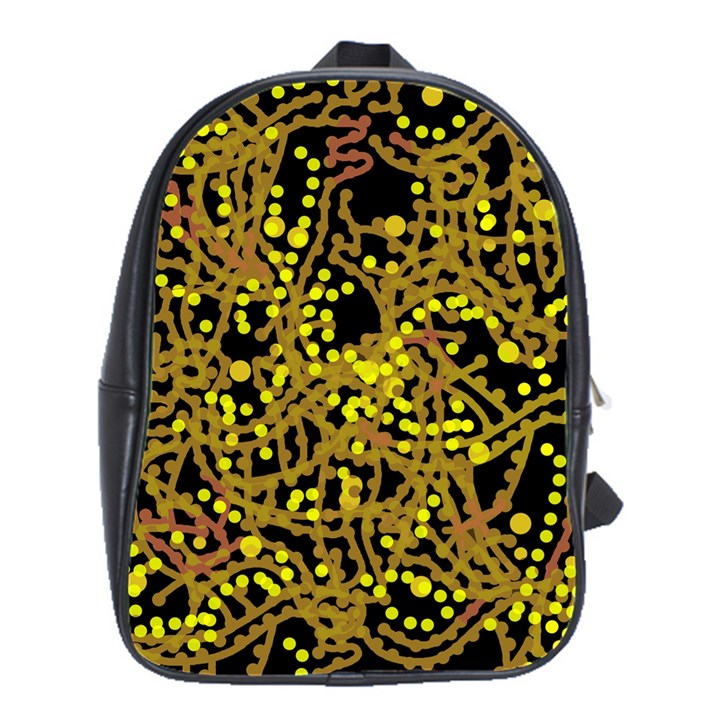 Yellow emotions School Bags(Large) 