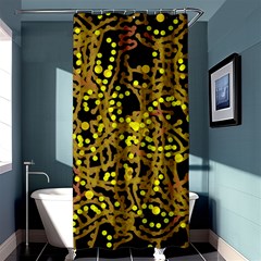 Yellow Emotions Shower Curtain 36  X 72  (stall)  by Valentinaart