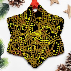 Yellow Emotions Ornament (snowflake) 