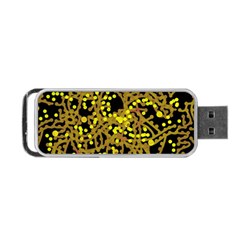 Yellow Emotions Portable Usb Flash (two Sides) by Valentinaart