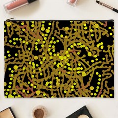 Yellow Emotions Cosmetic Bag (xxxl)  by Valentinaart