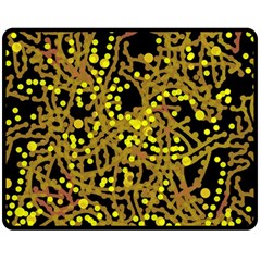 Yellow Emotions Double Sided Fleece Blanket (medium) 