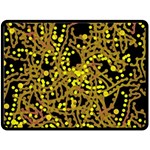 Yellow emotions Double Sided Fleece Blanket (Large)  80 x60  Blanket Front