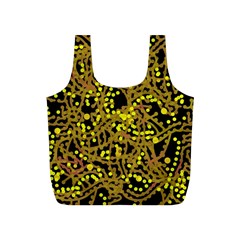 Yellow Emotions Full Print Recycle Bags (s) 