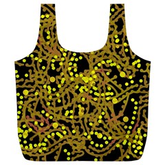 Yellow Emotions Full Print Recycle Bags (l) 