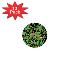 Green Emotions 1  Mini Buttons (10 Pack) 