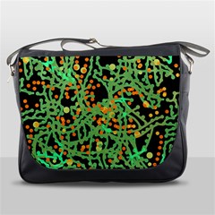 Green Emotions Messenger Bags