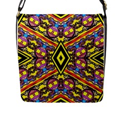 Bulgarian Eye Flap Messenger Bag (l)  by MRTACPANS