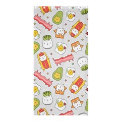 Funny Cat Food Succulent Pattern  Shower Curtain 36  X 72  (stall) 