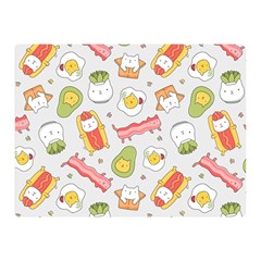 Funny Cat Food Succulent Pattern  Double Sided Flano Blanket (mini)  by kostolom3000shop