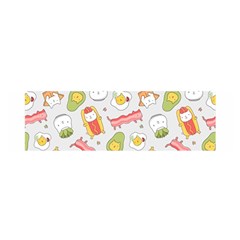 Funny Cat Food Succulent Pattern  Satin Scarf (oblong) by kostolom3000shop