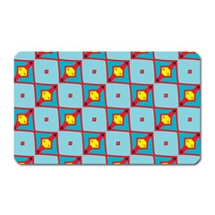 Shapes In Squares Pattern                                                                                                            			magnet (rectangular)