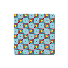 Shapes In Squares Pattern                                                                                                            			magnet (square) by LalyLauraFLM