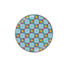 Shapes In Squares Pattern                                                                                                            			hat Clip Ball Marker