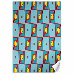 Shapes In Squares Pattern                                                                                                            			canvas 20  X 30 