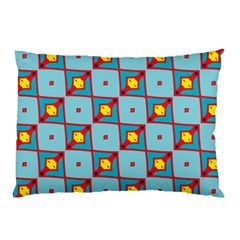 Shapes In Squares Pattern                                                                                                            			pillow Case