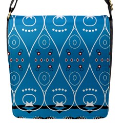 Ornamental Shapes                                                                                                             			flap Closure Messenger Bag (s)