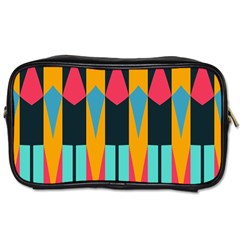 Shapes And Stripes                                                                                                             Toiletries Bag (two Sides)