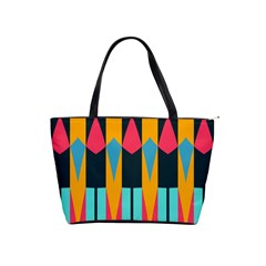 Shapes And Stripes                                                                                                             Classic Shoulder Handbag by LalyLauraFLM