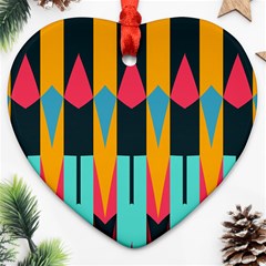 Shapes And Stripes                                                                                                             			ornament (heart)