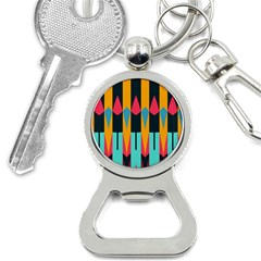 Shapes And Stripes                                                                                                             			bottle Opener Key Chain