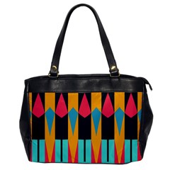 Shapes And Stripes                                                                                                             			oversize Office Handbag