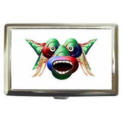 Futuristic Funny Monster Character Face Cigarette Money Cases by dflcprints