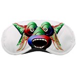 Futuristic Funny Monster Character Face Sleeping Masks Front