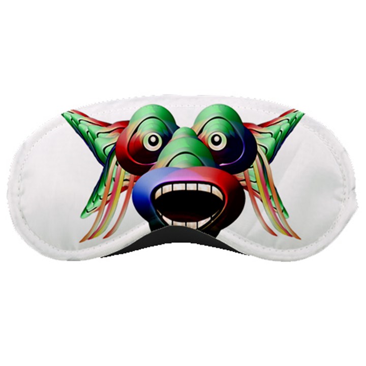 Futuristic Funny Monster Character Face Sleeping Masks