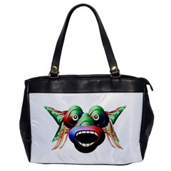 Futuristic Funny Monster Character Face Office Handbags