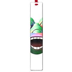 Futuristic Funny Monster Character Face Large Book Marks