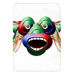 Futuristic Funny Monster Character Face Flap Covers (s)  by dflcprints