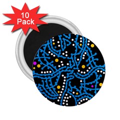 Blue Fantasy 2 25  Magnets (10 Pack) 