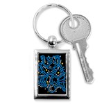 Blue fantasy Key Chains (Rectangle)  Front