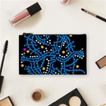 Blue fantasy Cosmetic Bag (Small)  Front