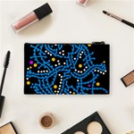 Blue fantasy Cosmetic Bag (Small)  Back