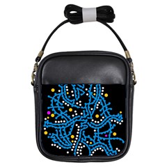 Blue Fantasy Girls Sling Bags