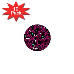 Pink Fantasy 1  Mini Buttons (10 Pack) 