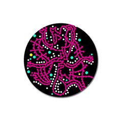 Pink Fantasy Magnet 3  (round)