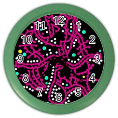 Pink Fantasy Color Wall Clocks