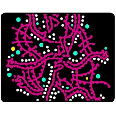 Pink Fantasy Double Sided Fleece Blanket (medium) 